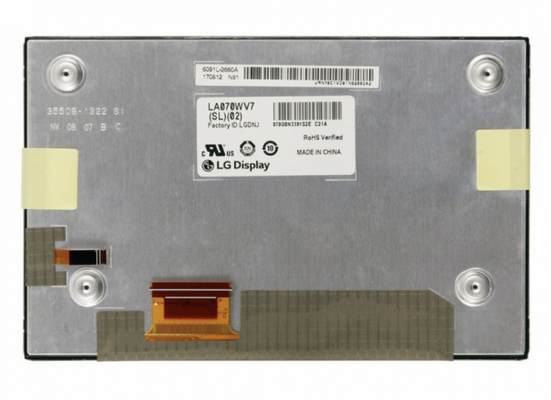 LA070WV7-SL02 LG Дисплей 7&quot; 800 ((RGB) × 480 WVGA 133PPI 1000 cd/m2 ИНДУСТРИАЛЬНЫЙ ЖК-дисплей
