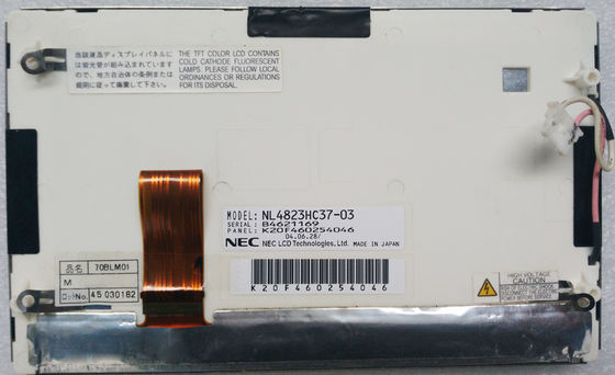 450CD/M2 LCM 480×234 7 дюймов CCFL Аналоговый NEC TFT дисплей NL4823HC37-03
