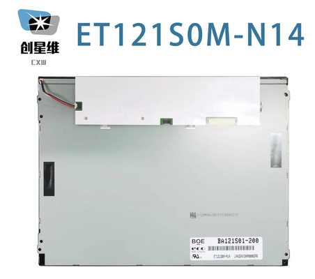 ET121S0M-N14 BOE 12.1&quot; 800 ((RGB) × 600, 400 cd/m2 80/80/65/75 ИНДУСТРИАЛЬНЫЙ ЖК-дисплей