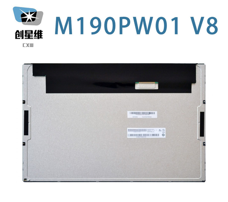 M190PW01 V8 AUO 19.0&quot; 1440 ((RGB) × 900, WXGA+ 89PPI 250 cd/m2 ИНДУСТРИАЛЬНЫЙ ЖК-дисплей