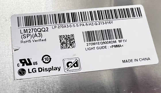 LM270QQ2-SPA3 LG Дисплей 27.0&quot; 5120 ((RGB) × 2880, 540 cd/m2 (типичный.)