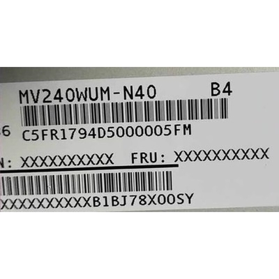 MV240WUM-N40 BOE 24.0&quot; 1920 ((RGB) × 1200, 300 cd/m2) ПРОМЕТНЫЙ ЖК-дисплей