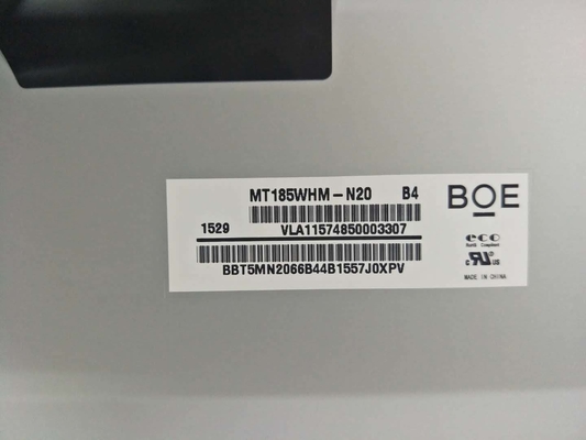 MV185WHB-N20 BOE 18.5" 1366 ((RGB) × 768, 0 cd/m2