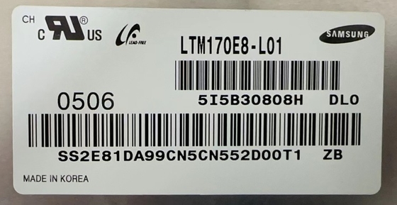 LTM170E8-L01 Samsung 17,0&quot; 1280 ((RGB) ×1024, 280 cd/m2 ИНДУСТРИАЛЬНЫЙ ЖК-дисплей