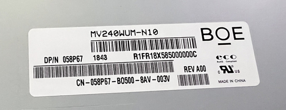 MV240WUM-N10 BOE 24.0&quot; 1920 ((RGB) × 1200, 250 (Type.) ((cd/m2) ПРОМУСТИВНЫЙ ЖК-дисплей