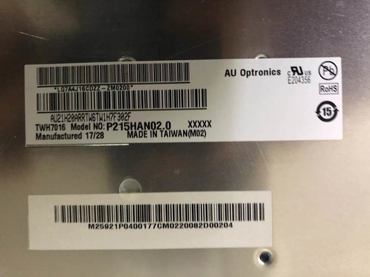 P215HAN02.0 AUO 21.5&quot; 1920 ((RGB) × 1080, 1500 (Type.) ((cd/m2) ПРОМУСТИВНЫЙ ЖК-дисплей