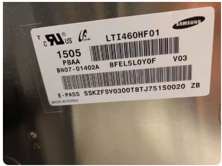 LTI460HF01 Samsung 46&quot; 1920 ((RGB) ×1080, 2500 cd/m2 ИНДУСТРИАЛЬНЫЙ ЖК-дисплей