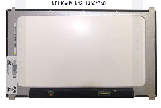 NT125WHM-N42 BOE 12,5&quot; 1366 ((RGB) × 768, 200 cd/m2 ИНДУСТРИАЛЬНЫЙ ЖК-дисплей
