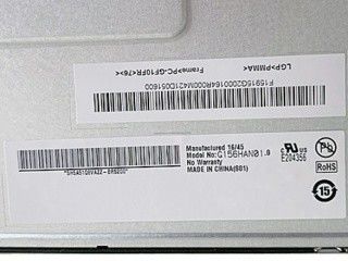 G156HAN01.0 16.2M 15.6 дюйма 40 штифтов Симметрия TFT ЖК-панель 89/89/89/89