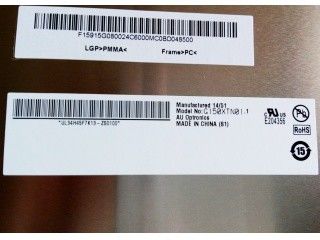 15 дюймовая лампа TFT LCD G150XTN01.1 Использование для промышленности 80/80/60/80 (тип.)