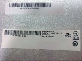 G104STN01.0 LED Driver 10,4 дюйма AUO TFT дисплей 80/80/60/70 (тип.)