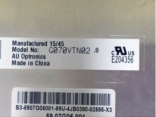 G070VTN02.0 3G Вибрация 7 дюймовый высокояркостный ЖК-дисплей 65/65/50/60 (тип.)