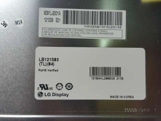 RGB вертикальная полоса LB121S03-TL04 30 штифтов LG TFT дисплей 70/70/55/65 (тип.)