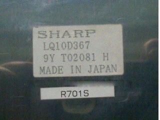 LQ10D367 10,4 дюйма 640×480 LCM Sharp TFT LCD Display 211.2 × 158.4 (H×V)