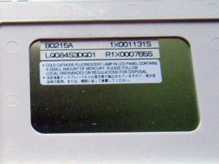 LQ084S3DG01 Угол обзора 80/80/45/80 8,4&quot; 800×600 SVGA 119PPI Промышленная ЖК-панель