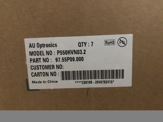 55 дюймовый RGB 700cd/m2 1920 ((RGB) × 1080 40PPI TFT LCD панель P550HVN03.2