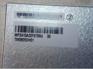 250cd/m2 8,0&quot; 800×600 TM080SDH01 70/70/50/70 SVGA 125PPI TIANMA TFT LCD TM080SDH01