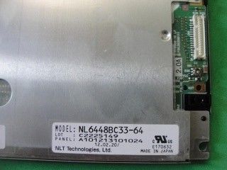 640*480 40% NTSC 450cd/m2 NEC TFT дисплей NL6448BC33-64R 3.3/5.0V 262K 40% NTSC