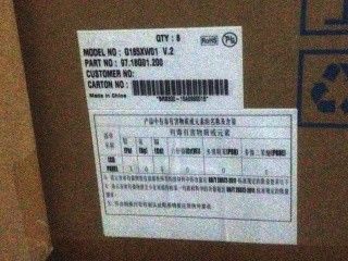 G185XW01 V2 AUO 18,5 дюйма лампа перемещаемая, WLED подсветка, срок службы ≥ 50K часов, с LED драйвером, верхний I / F, Мат