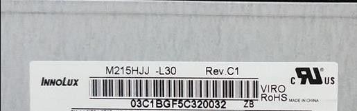 Innolux 21,5&quot; 250cd/m2 Tft Lcd Screen M215HJJ-L30 Rev.C1 89/89/89/89 (тип.)