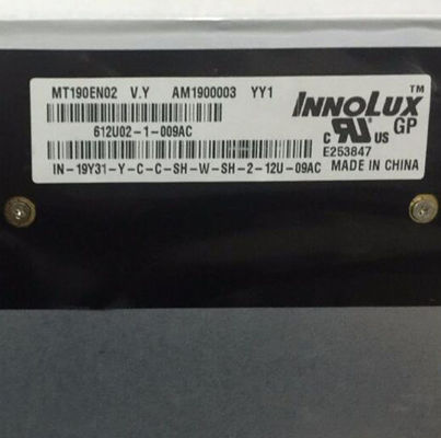 MT190EN02 V.Y Innolux 19,0» 1280 (RGB) ДИСПЛЕЕВ LCD ² ×1024 250 cd/m ПРОМЫШЛЕННЫХ