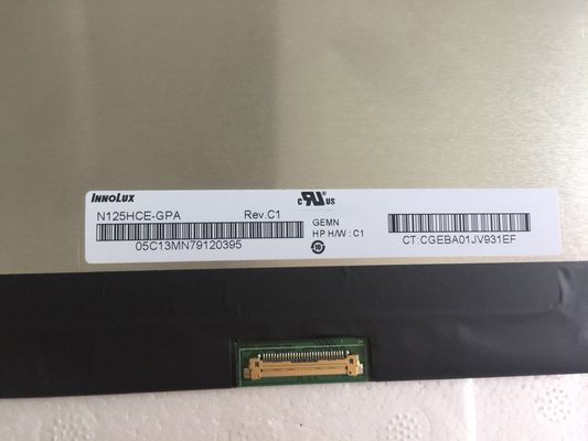 N125HCE-GPA Innolux 12,5» 1920 (RGB) ДИСПЛЕЕВ LCD ² ×1080 400 cd/m ПРОМЫШЛЕННЫХ
