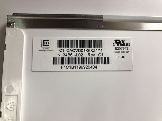 N134B6-L02 CMO 13,4» 1366 (RGB) ДИСПЛЕЕВ LCD ² ×768 220 cd/m ПРОМЫШЛЕННЫХ