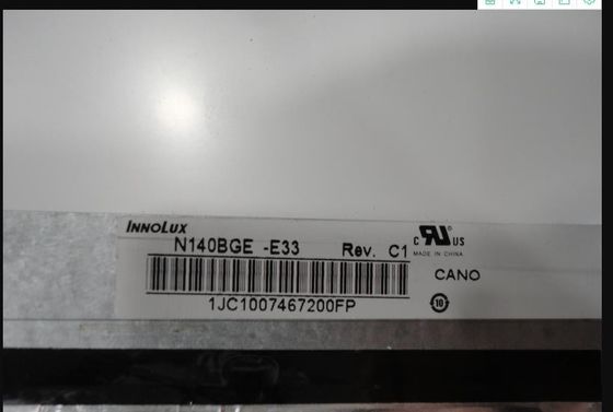 N140BGE-E33 INNOLUX 14,0» 1366 (RGB) ДИСПЛЕЕВ LCD ² ×768 220 cd/m ПРОМЫШЛЕННЫХ