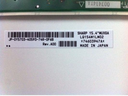 Диез LQ154M1LW02	15,4» LCM 1920×1200RGB	² 200cd/m   ПРОМЫШЛЕННЫЙ ДИСПЛЕЙ LCD