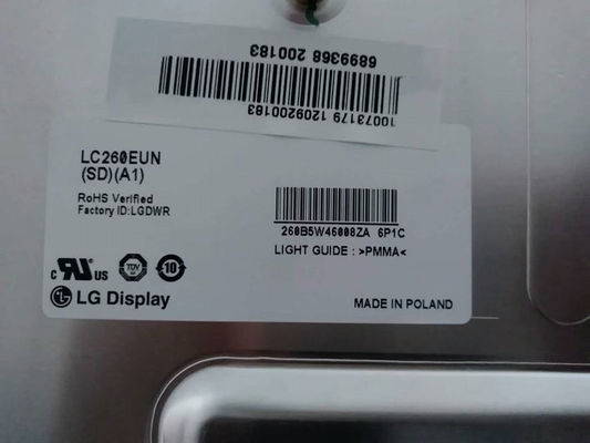 ДИСПЛЕЙ LCD ² ×768 400 cd/m дисплея 26,0&quot; 1366 LC260EXN-SCB1 LG (RGB) ПРОМЫШЛЕННЫЙ
