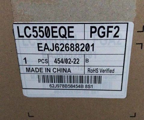 Cd/m дисплея 55&quot; 3840 LC550EQE-PGF2 LG (RGB) ДИСПЛЕЙ LCD ² ×2160 350 ПРОМЫШЛЕННЫЙ