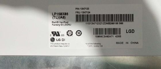 15.0&quot; 1024x768 150cd/m2 Tft Lcd Screen 85PPI LP150X08-TLA8 45/45/15/35 (Тип.)