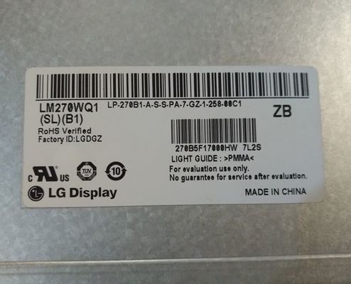 Дисплей 27,0&quot; LM270WQ3-SLC1 LG ДИСПЛЕЙ 2560×1440 300cd/m2 ПРОМЫШЛЕННЫЙ LCD