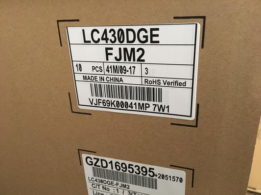 Дисплей 43&quot; LC430DGE-FJM2 LG ДИСПЛЕЙ 3840×2160 390cd/m2 ПРОМЫШЛЕННЫЙ LCD