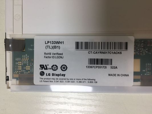LP133WH1-TLB1 LG DisplayL 13,3» 1366 (RGB) ДИСПЛЕЕВ 118PPI LCD ² ×768 300 cd/m ПРОМЫШЛЕННЫХ