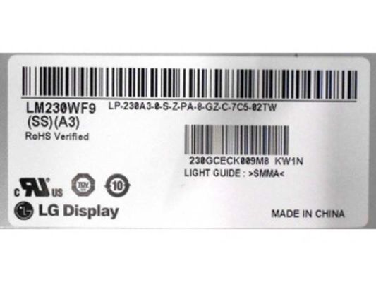 23,0&quot; дисплей 95PPI LM230WF9-SSA3 Lcd касания 1920×1080 250cd/m2