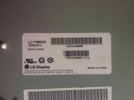 1366x768 350cd/M2 RGB Tft Дисплей 17,0&quot; LC170WXN-SAA1 89/89/89/89 (Мин.)
