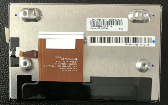 43&quot; 480x1080 400cd/M2 Tft Lcd Display 128PPI LB043WQ4-TD01 70/70/60/50 (Тип.)