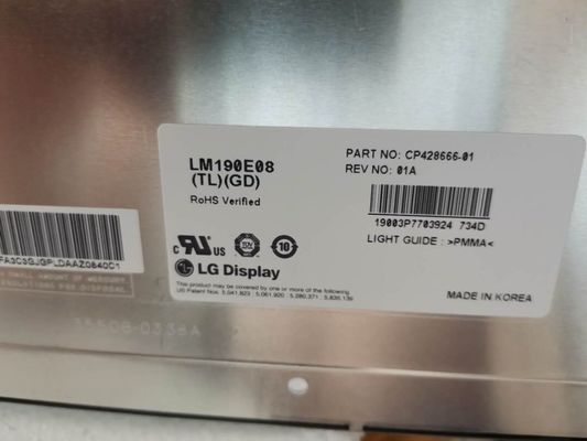 Дисплей 19,0 LM190E08-TLGD LG» 1280 (RGB) ДИСПЛЕЕВ LCD ² ×1024 300 cd/m ПРОМЫШЛЕННЫХ