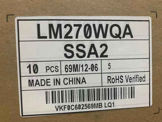 Cd/m дисплея 27,0&quot; 2560 LM270WQA-SSA2 LG (RGB) ДИСПЛЕЙ LCD ² ×1440 400 ПРОМЫШЛЕННЫЙ