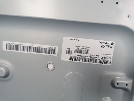 103PPI 43&quot; 3840×2160 Квадратная ЖК-панель 400cd/m2 LD430EQE-FLA1 89/89/89/89 (Тип.)
