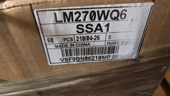 27,0&quot; панель 300cd/m2 LM270WQ6-SSA1 Tft квадрата 108PPI 2560×1440