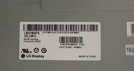 ДИСПЛЕЙ LCD ² ×1080 250 cd/m дисплея 27,0&quot; 1920 LM270WF5-SLM4 LG (RGB) ПРОМЫШЛЕННЫЙ