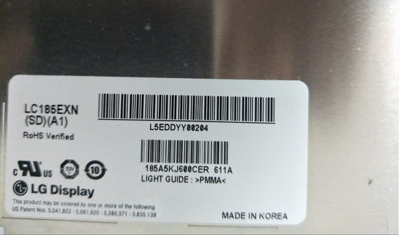 Дисплей 18,5 LC185EXN-SDA1 LG» 1366 (RGB) ДИСПЛЕЕВ LCD ² ×768 250 cd/m ПРОМЫШЛЕННЫХ