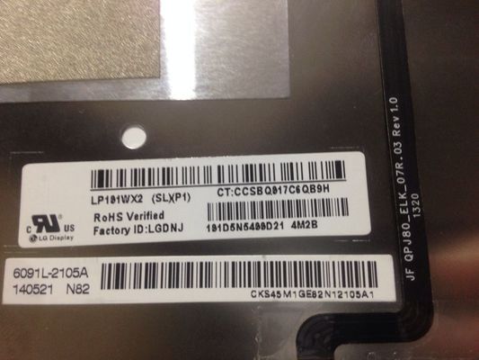 квадрат Tft 360cd/m2 149PPI показывает 10,1» 1280×800 LP101WX2-SLA1