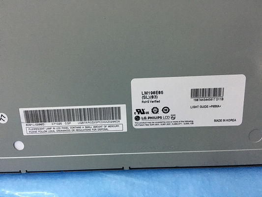 LM190E05-SL03 LG. LCD 19.0&quot; 1280 ((RGB) × 1024 230 cd/m2 ИНДУСТРИАЛЬНЫЙ ЖК-дисплей