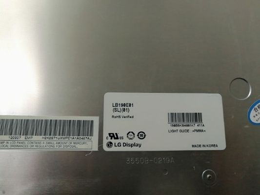 Дисплей 19,0 LB190E02-SL02 LG» 1280 (RGB) ДИСПЛЕЕВ LCD ² ×1024 330 cd/m ПРОМЫШЛЕННЫХ