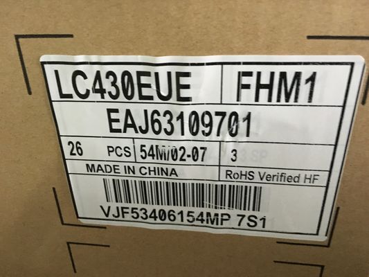 ДИСПЛЕЙ LCD ² ×1080 300 cd/m дисплея 43&quot; 1920 LD430EUE-FHC1 LG (RGB) ПРОМЫШЛЕННЫЙ