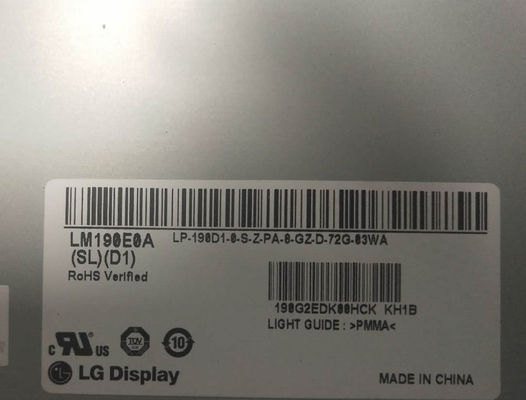 1280×1024 250cd/m2 86PPI WLED LCD экран 19,0&quot; LM190E0A-SLD1 89/89/89/89 (тип.)