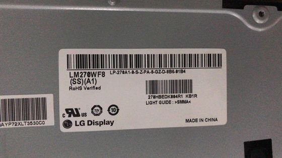 250cd/m2 81PPI WLED LCD панель 27.0" LM270WF7-SSD1 LG Дисплей 89/89/89/89 (Тип.)